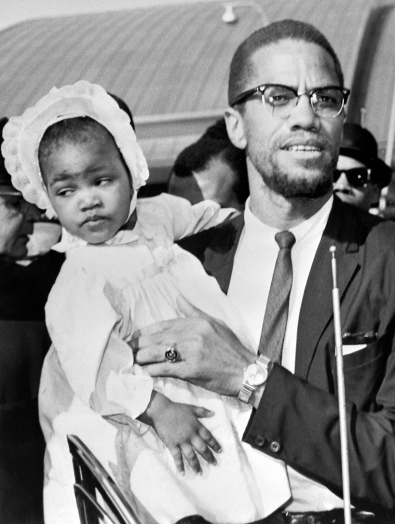 conocer politica Malcolm X con su hija LLysah