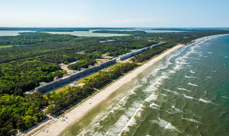 ciudad de vacaciones obreros Prora Hitler