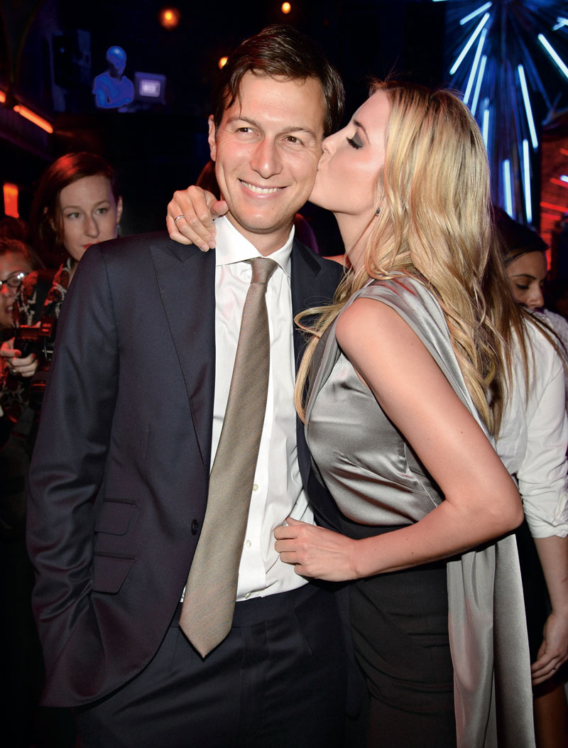 NEW YORK, NY - SEPTEMBER 08: Jared Kurshner and Ivanka Trump attend InStyle 20th anniversary celebration at Diamond Horseshoe at the Paramount Hotel on September 8, 2014 in New York City. (Photo by Kevin Mazur/Getty Images for InStyle)