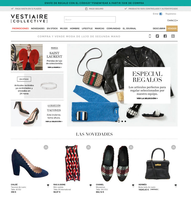 webs de lujo, compras moda, xlsemanal