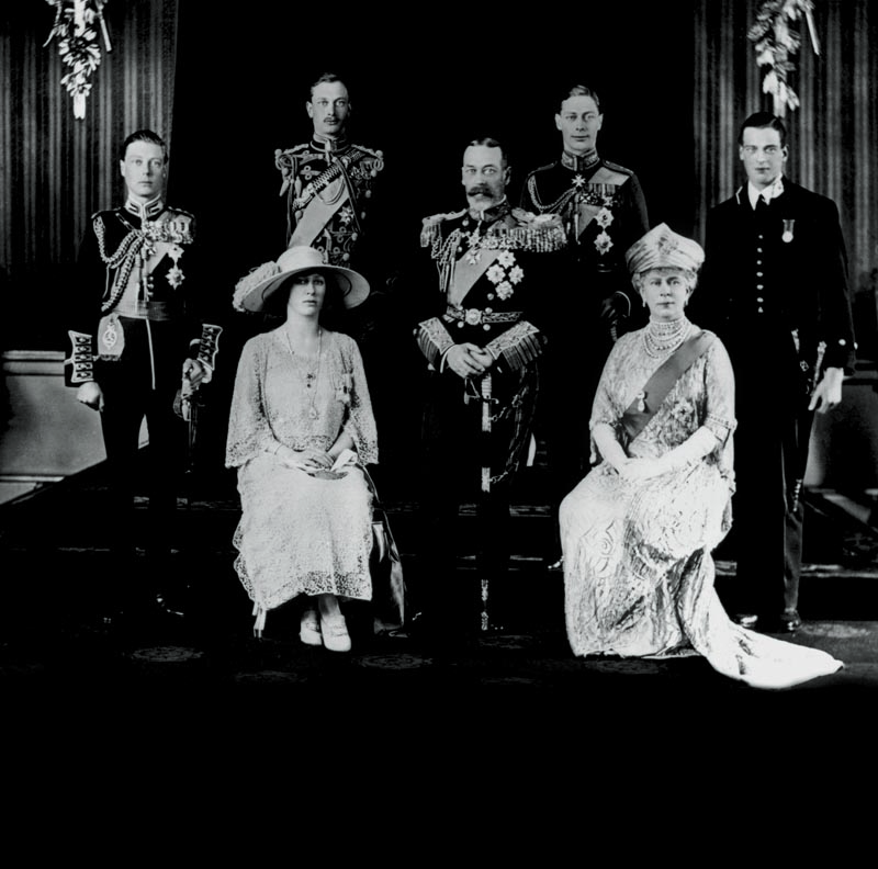 Conocer, historia, Los Windsord, King George V and family