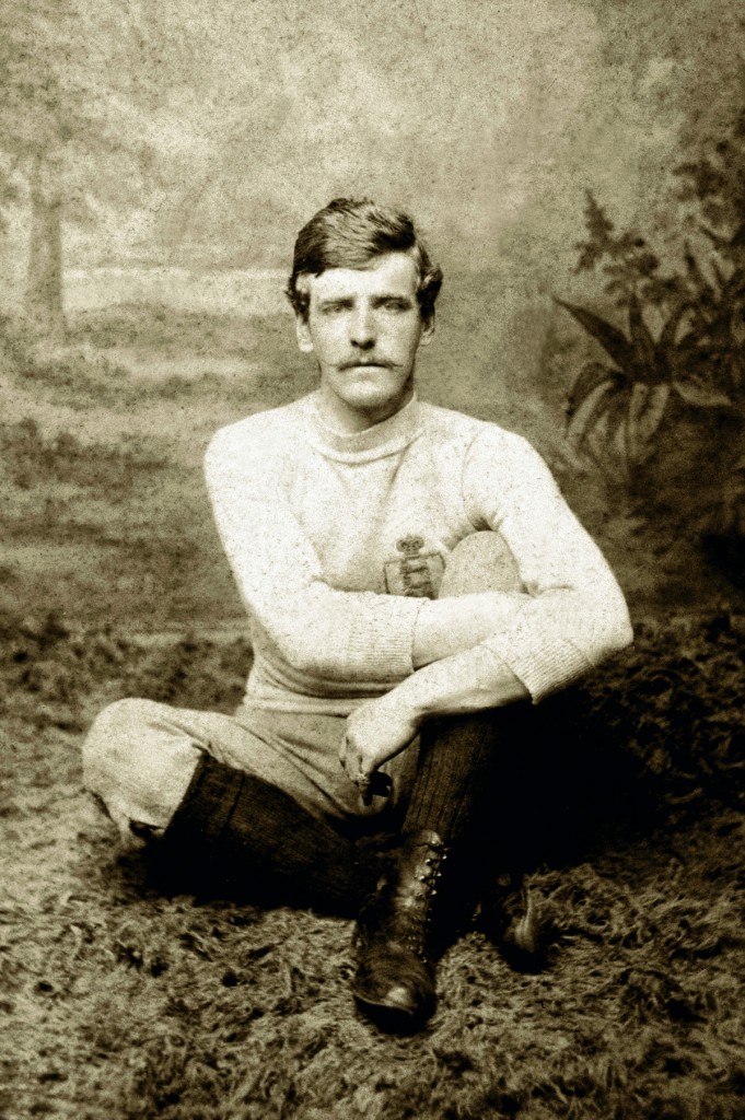 Sport, Football, pic: circa 1880's, Henry Cursham, Notts County 1880-1887, the scorer of a record 48 FA,Cup goals, and holder of 8 England international caps 1880-1884 (Photo by Bob Thomas/Popperfoto/Getty Images)