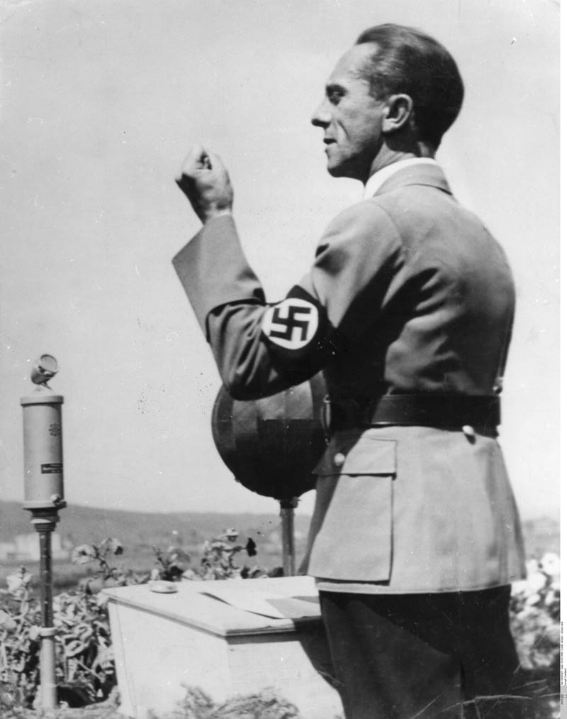 Joseph Goebbels conocer historia discurso nazismo