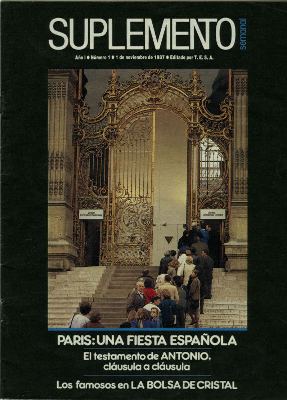 Portada revista Xl Semanal Suplemento semanal El Semanal Taller de editores