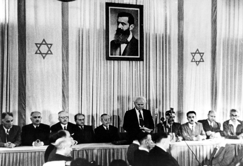 conocer historia Ben gurion declaracion de independencia