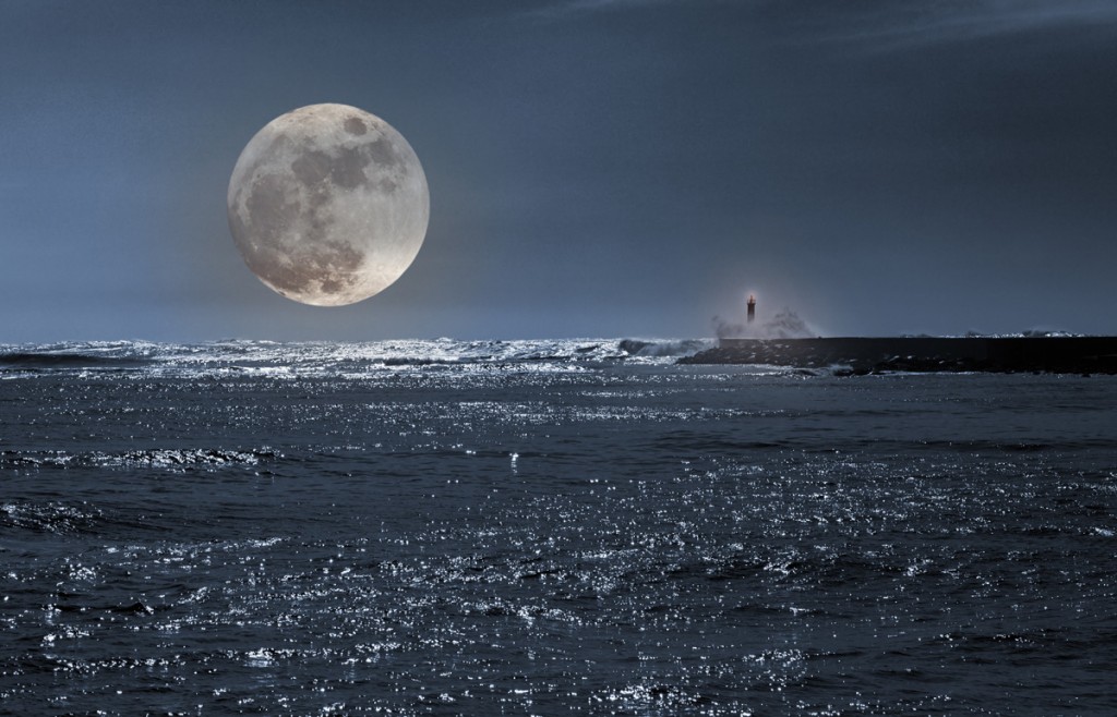 Conocer ciencia luna llena