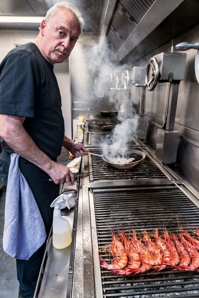 cocina a la brasa