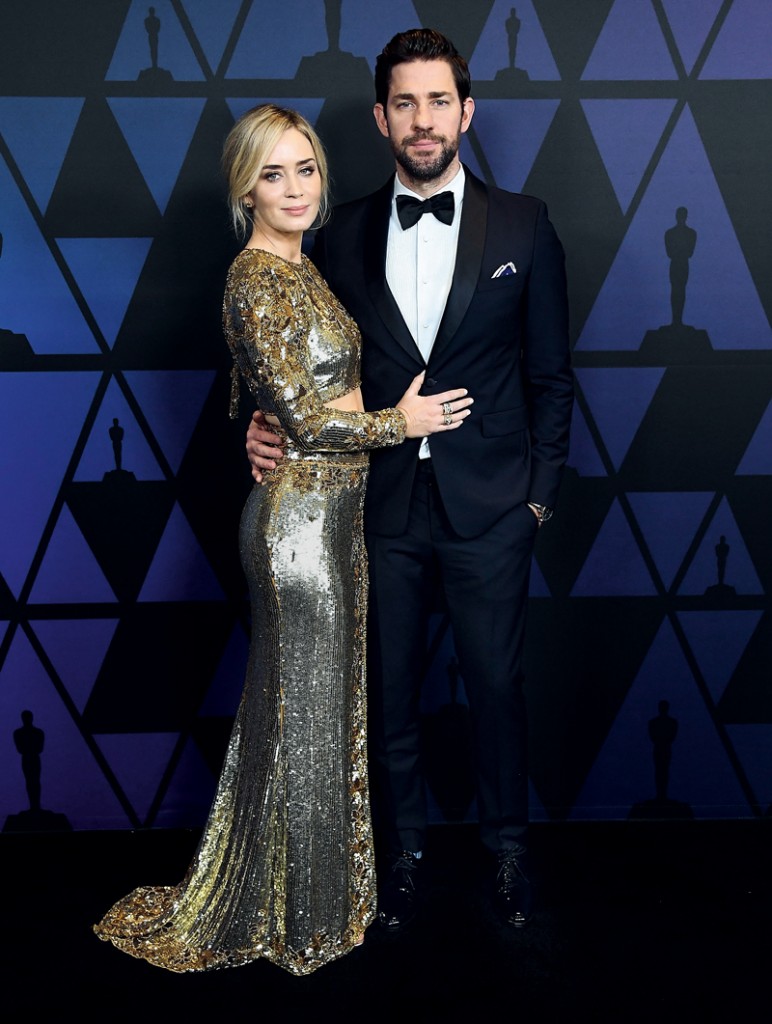 Emily Blunt y su marido John Krasinski