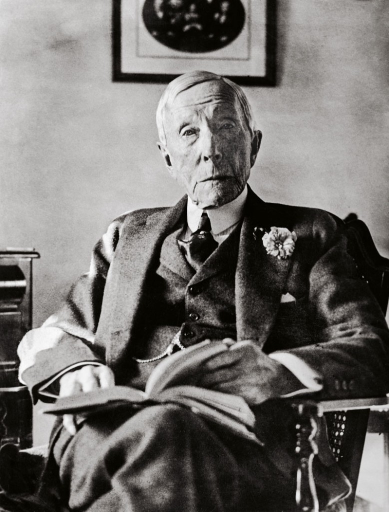 circa 1930: American philanthropist, John Davison Rockefeller (1839 - 1937). (Photo by General Photographic Agency/Getty Images)