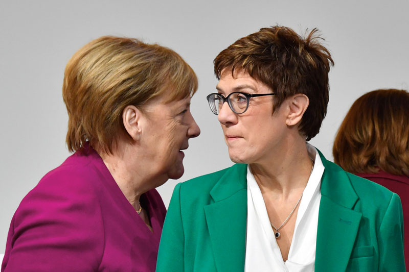 sucesora de Angela Merkel, Annegret Kramp